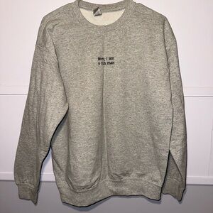 Gray Crewneck Sweatshirt